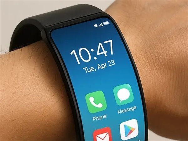 هاتف قابل للارتداء كساعة بتصميم مبتكر.. موتورولا تبتكر جهازا جديدا