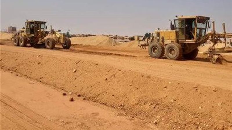 تسليم اراضي العبور الجديدة 