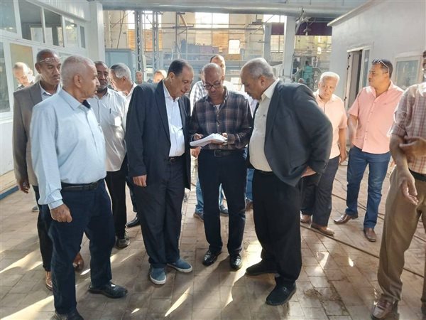 صلاح فتحي يتفقد مصانع سكر قوص لمتابعة الاستعدادات لانطلاق موسم توريد القصب