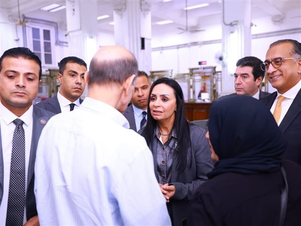 وزيرة التضامن تتفقد مقر 