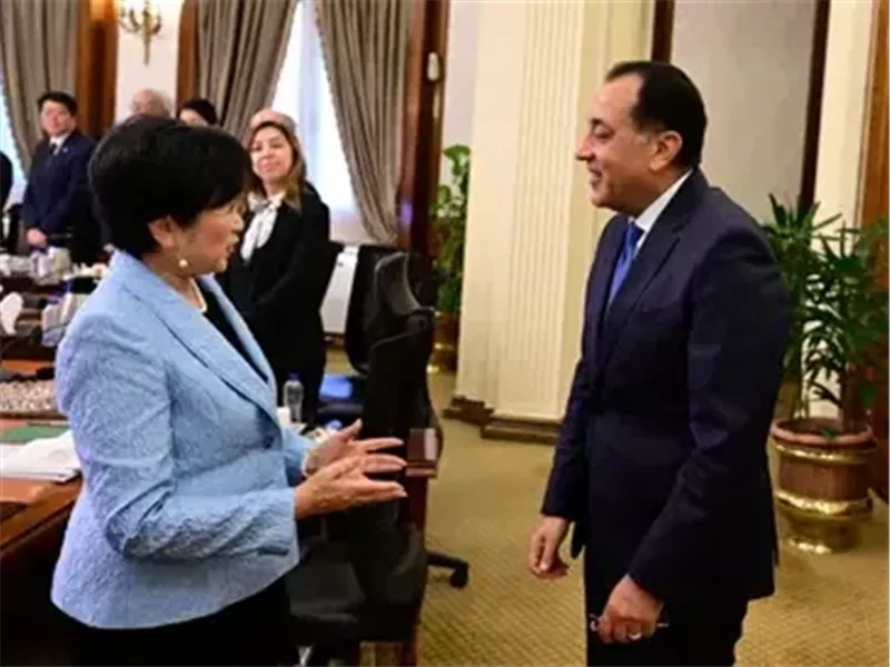 مدبولي ومحافظ طوكيو