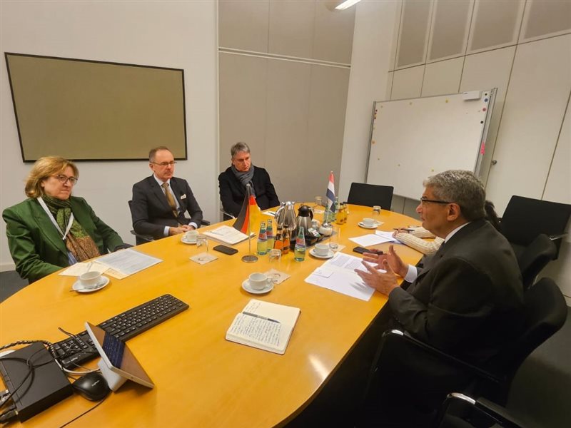 مباحثات مصرية ألمانية