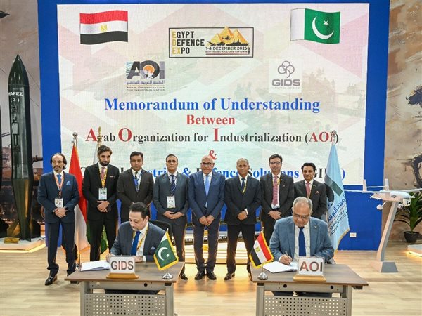 الهيئة العربية للتصنيع توقع مذكرة للتفاهم مع كبرى الشركات الباكستانية لزيادة التعاون