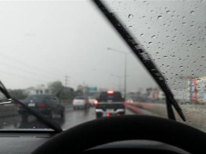 شبورة على الطريق