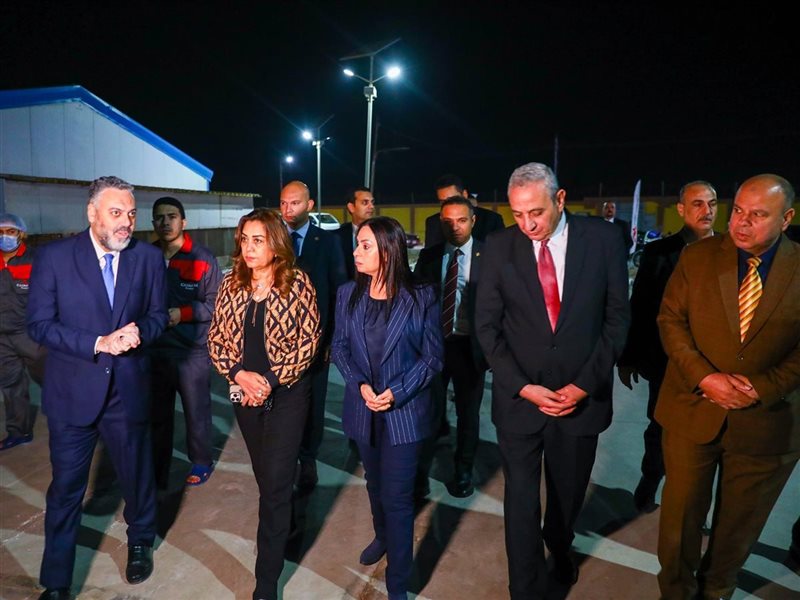 منال عوض تزور محطة