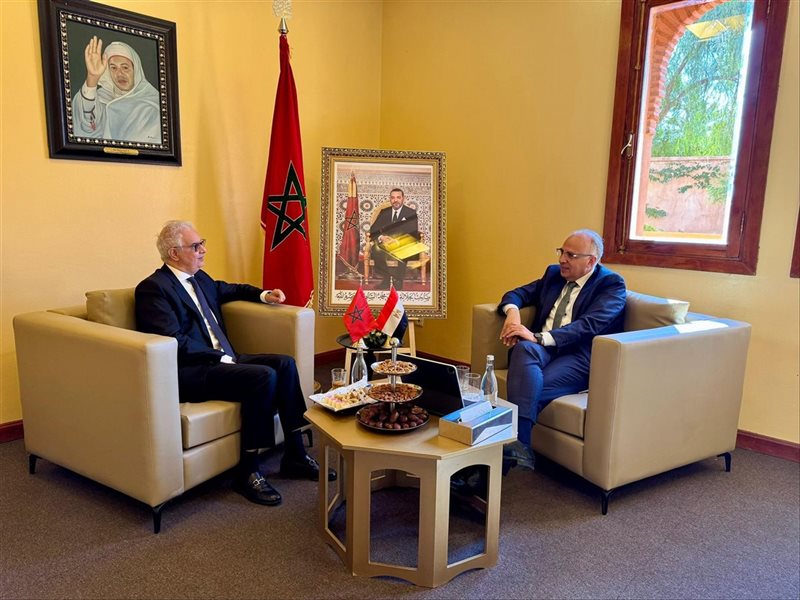 وزيرالري المصري يلتقي