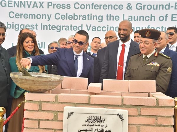  وضع حجر الأساس لمصنع “جينفاكس إيجيبت” بالقناة الاقتصادية باستثمارات 150 مليون دولار 