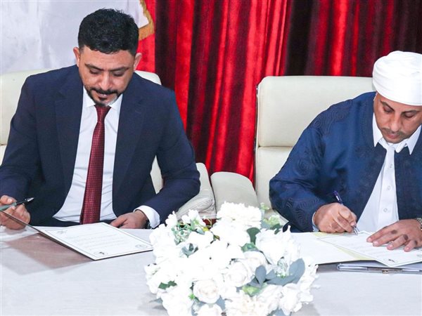 غرفة مطروح توقع بروتوكول تعاون مشترك مع غرفة طبرق لتعزيز التكامل الاقتصادي