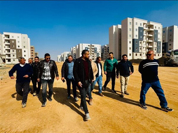 رئيس جهاز العبور الجديدة يتفقد طرق ومرافق المرحلة السادسة بسكن المصريين