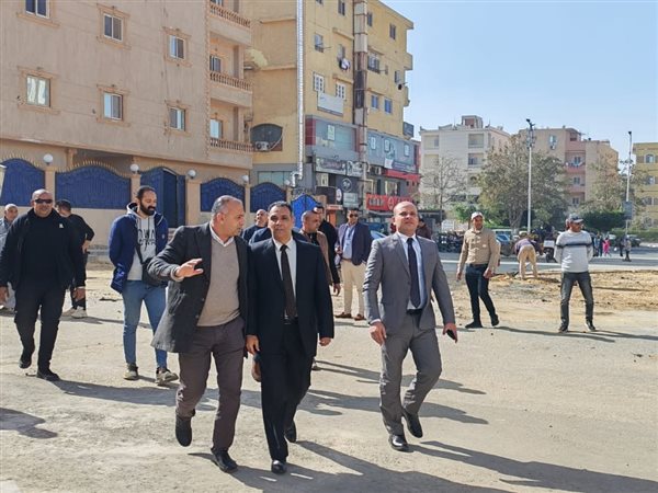 نائب رئيس المجتمعات العمرانية يتابع أعمال التطوير الجارية بمدينة بدر