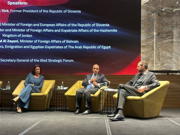 وزير الخارجية يشارك بمنتدى بليد حول توسيع آفاق السلام في الشرق الأوسط