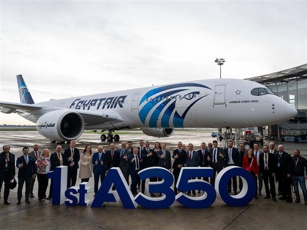 بشاشات 4K وإنترنت سريع.. تحديث أسطول الشركة الوطنية مصر للطيران بطائرة إيرباص