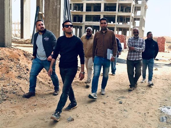 رئيس جهاز حدائق العاصمة يتفقد تنفيذ عمارات « ديارنا » 