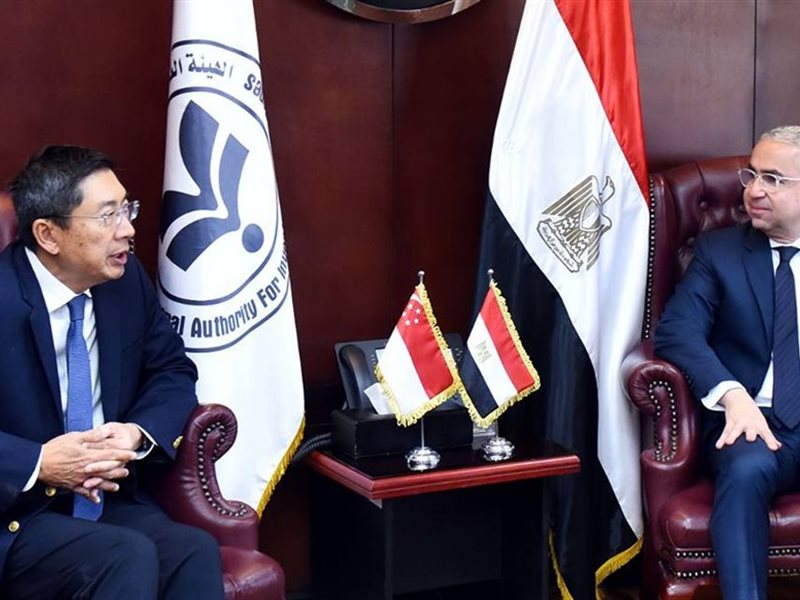  مصر وسنغافورة تبحثان
