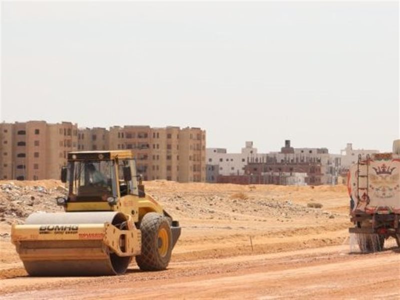 رفع كفاءة الطرق بمدينة