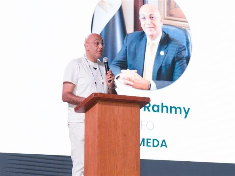 باسل رحمي يلقي كلمته