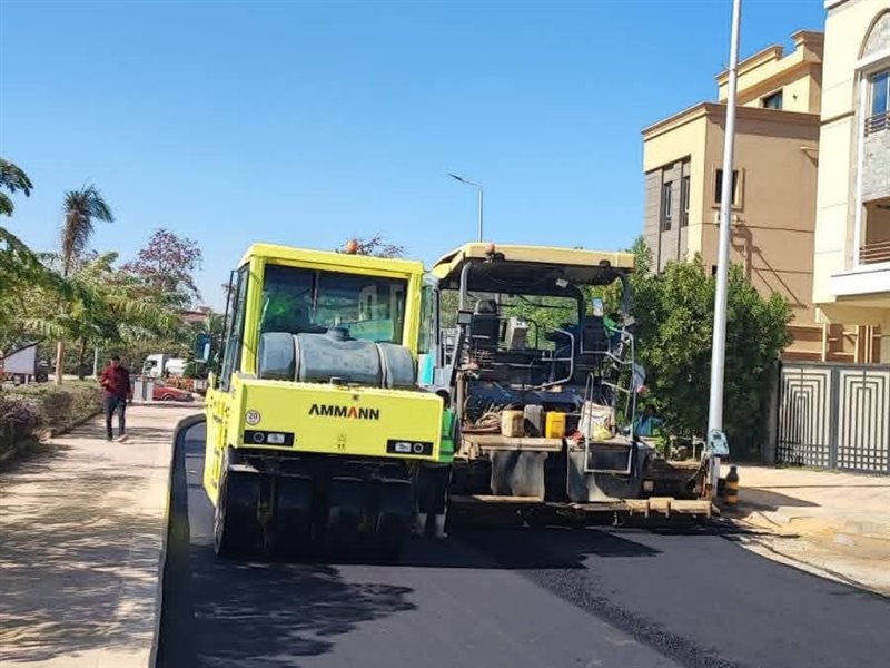 رفع كفاءة الطرق بمدينة