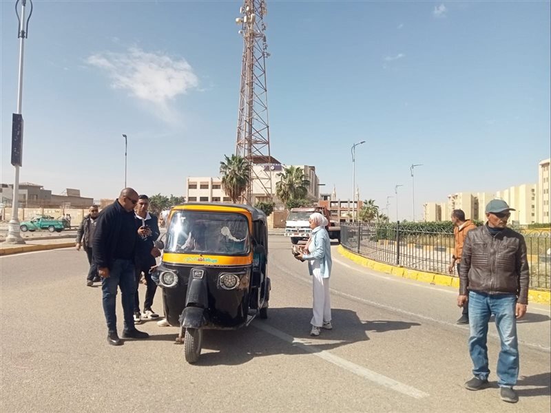 ضبط 21 توكتوك بمدينة