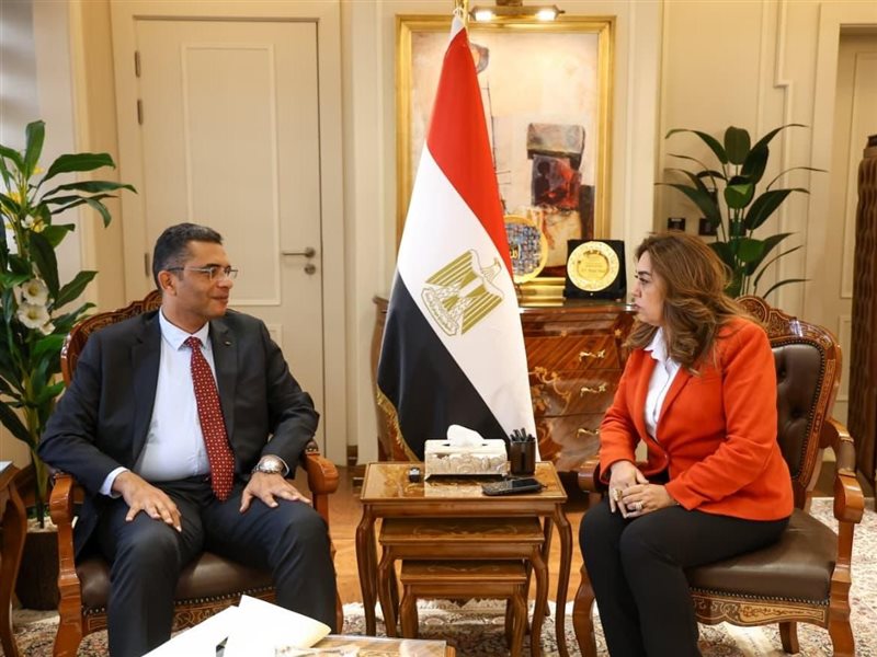  منال عوض وزيرة التنمية