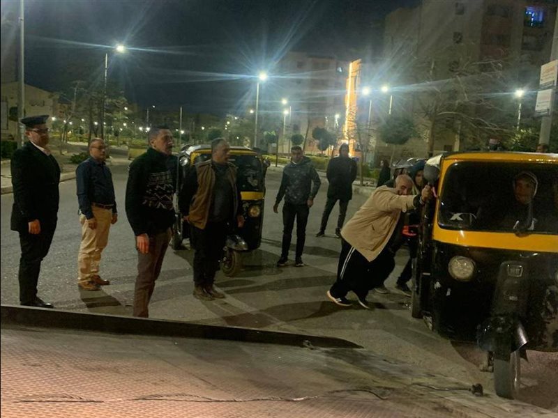 رفع الاشغالات بحدائق