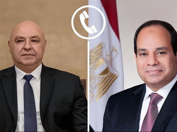السيسي يبحث مع جوزاف عون دعم سيادة لبنان واستقراره وسلامة أراضيه 