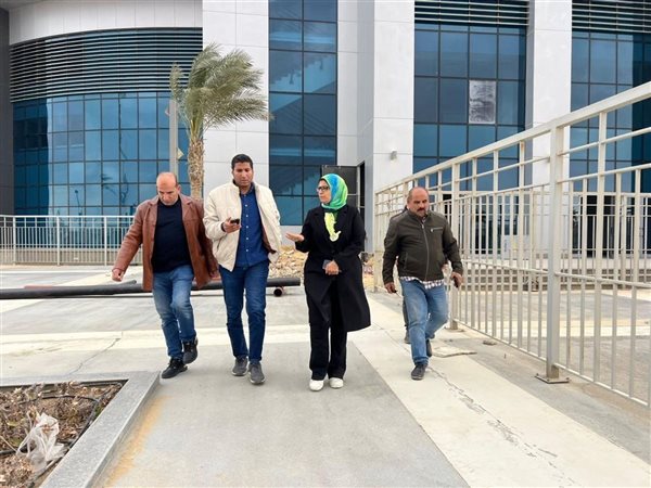 رئيس جهاز العاصمة الجديدة تتابع أعمال الصيانة بنادى النادى 