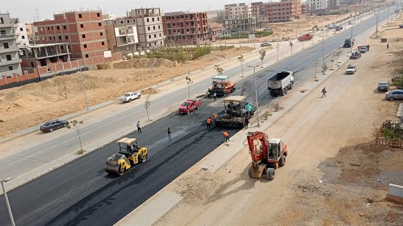 أعمال تطوير الطرق 