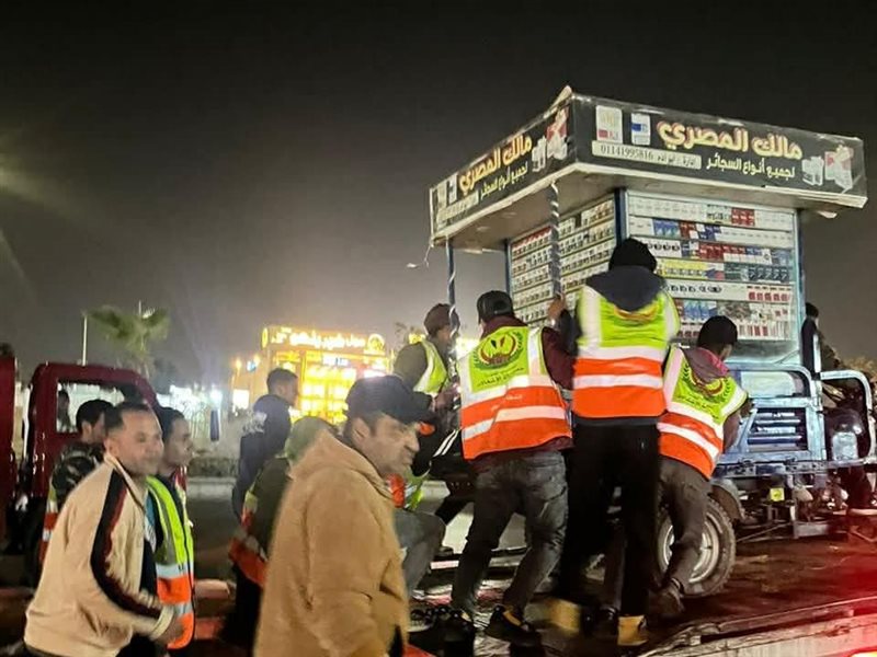 إزالة المخالفات بمدينة 6 أكتوبر