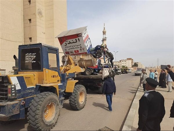 حملات مكثفة بعددٍ من المدن الجديدة لضبط وإزالة المخالفات ومنع الظواهر العشوائية