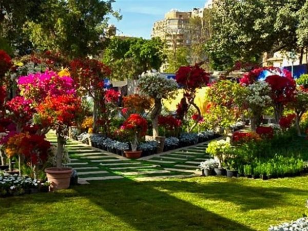 وزير الزراعة يعلن افتتاح جزئي لمعرض زهور الربيع بالمتحف الزراعي احتفالاً بشم النسيم