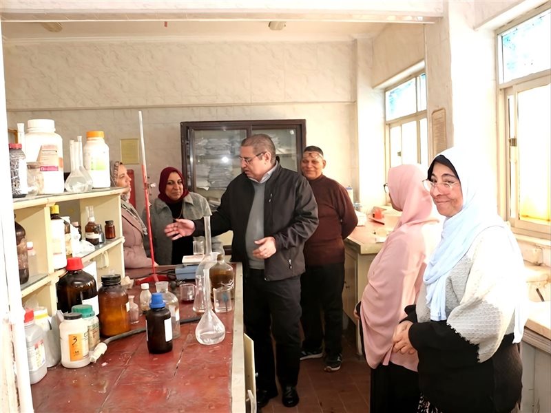 أثناء الجولة التفقدية