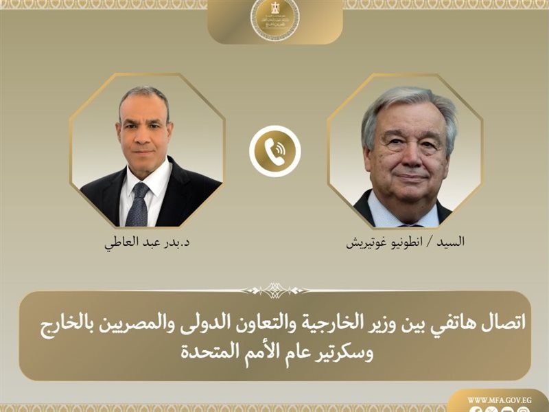  بدر عبد العاطي، وزير الخارجية والهجرة