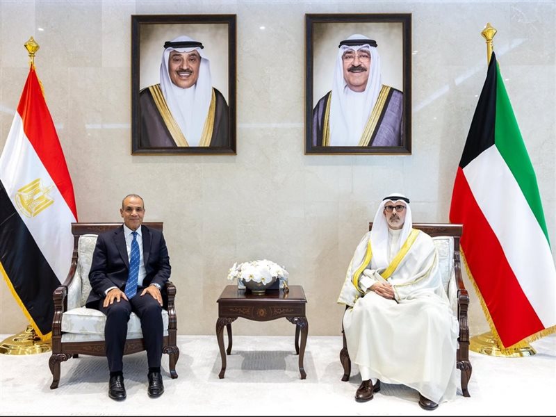 وزير الخارجية مع نظيره الكويتى