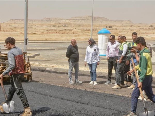 الانتهاء من تنفيذ 90% من أعمال الطرق بالمرحلة الأولى بمدينة السويس الجديدة