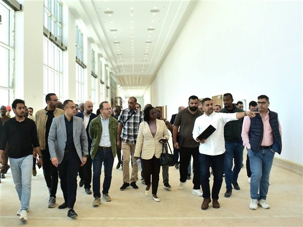 العلمين الجديدة تتأهب لحدث قاري..وفد «الخارجية» والاتحاد الأفريقي يتفقد مركز المؤتمرات العالمي