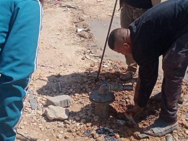 إزالة 293 وصلة مخالفة لسرقة المياه بالعاشر من رمضان