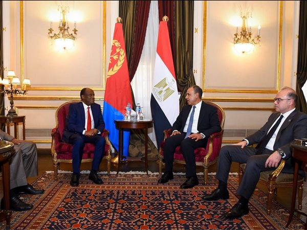 مصر وإريتريا تبحثان تعزيز التعاون الاقتصادي والاستثماري ودعم التكامل الإقليمي