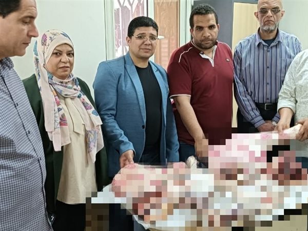 تموين البحيرة يضرب بقوة. .ضبط لحوم خارج المجازر وتنفيذ 17 قرار نيابة