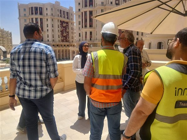 رئيس جهاز العاصمة الجديدة تتفقد الحى السكنى الخامس لمتابعة معدلات التنفيذ