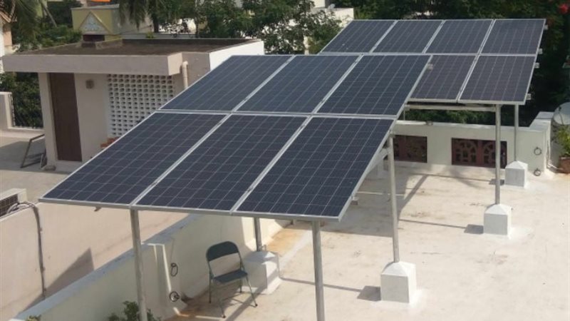 الوحدات الشمسية المنزلية