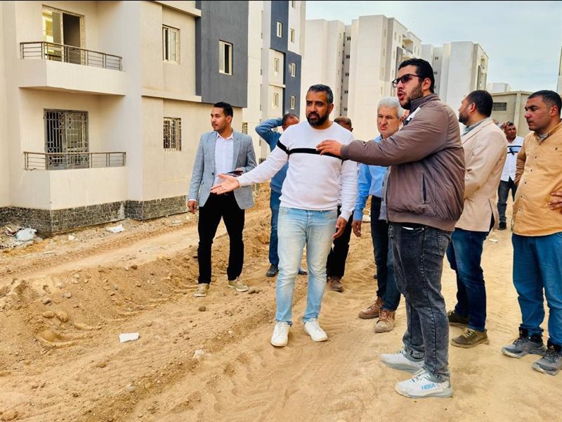 خلال جولة رئيس  جهاز تنمية مدينة العبور الجديدة