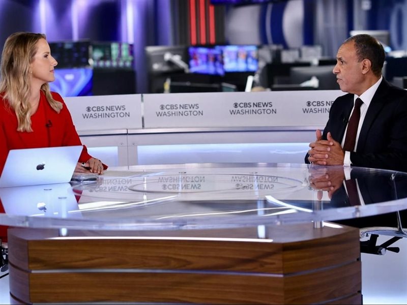 وزير الخارجية خلال لقاءه على قناة CBS News الأمريكية