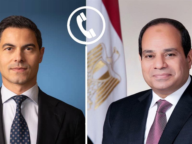 الرئيس السيسي يتلقى
