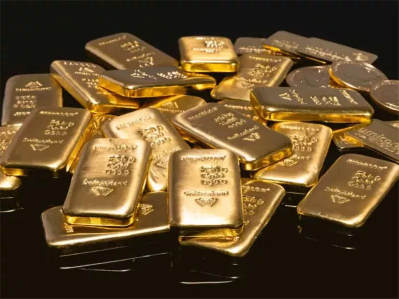 سبائك ذهبية صغيرة