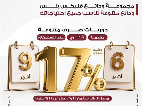بنك مصر يطرح ودائع 