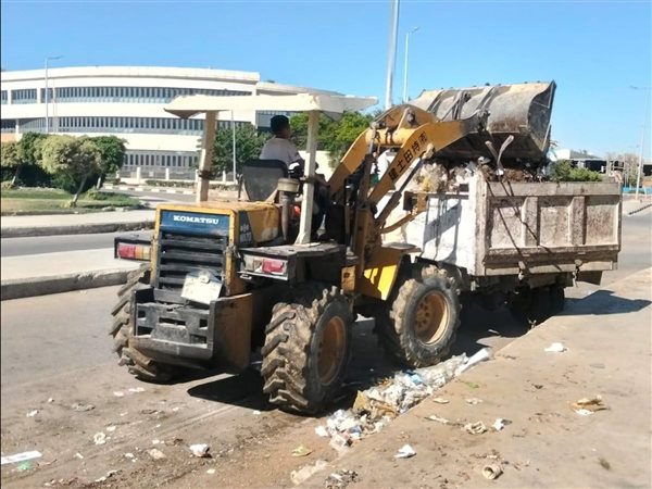 منظومة النظافة بالشروق تعمل 24 ساعة للحفاظ على المظهر الحضاري للمدينة