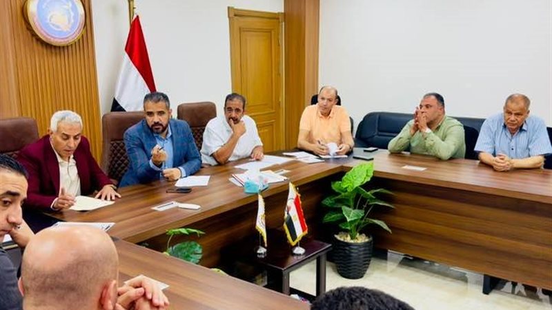 رئيس جهاز العبور الجديدة يعقد اجتماعاً 