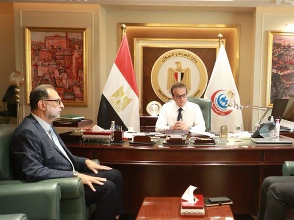 وزير الصحة يبحث مع رئيس سلامة الغذاء سبل إحكام الرقابة على الأسواق