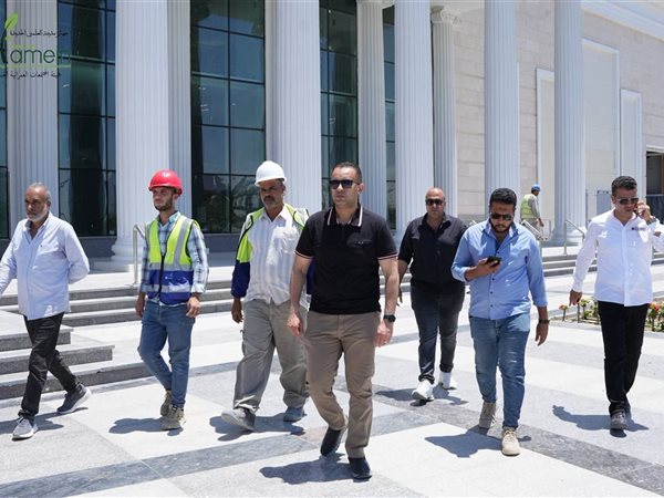 رئيس جهاز العلمين الجديدة يتفقد جاهزية مركز المؤتمرات والمعارض الدولية بالمدينة التراثية