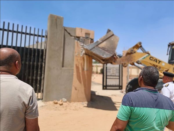 لا للبناء العشوائي.. جهاز العبور الجديدة يواصل مواجهة التعديات على أراضي الدولة